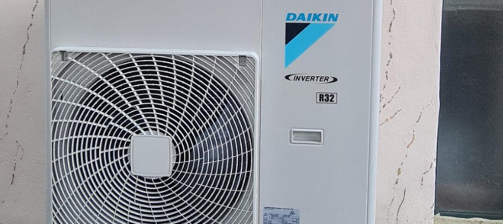 An AC outdoor unit