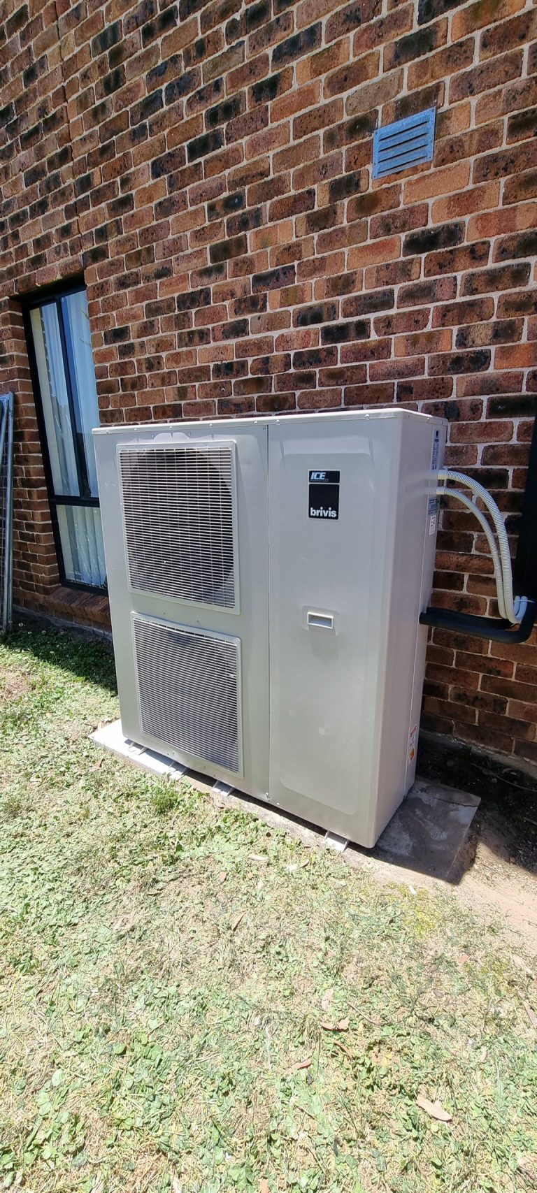 A big outdoor unit of an AC