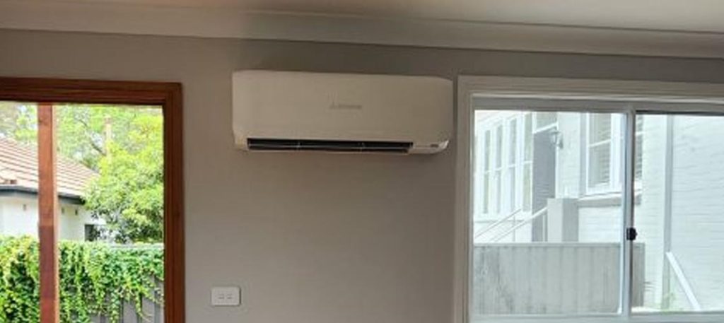 A newly installed AC