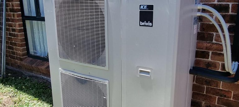 A big outdoor unit of an AC